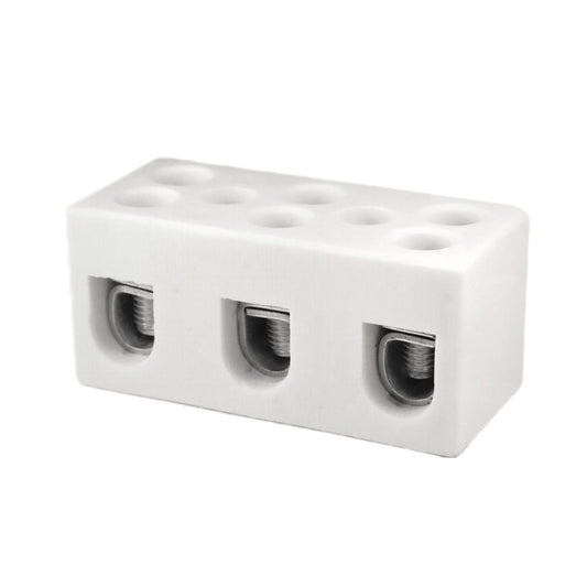 ONKA 25mm2 / 3-Coil Connecteur Steatit / Céramique / Porcelaine - BLOC DE TERMINAL PORCELAINE, 1070013