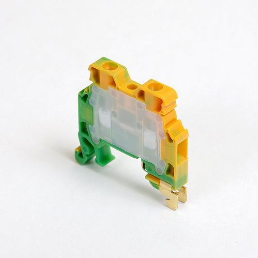 ONKA 2.5mm2 PE Terminal Block for Screw Rail DIN 2-Wire Gray, 1010219