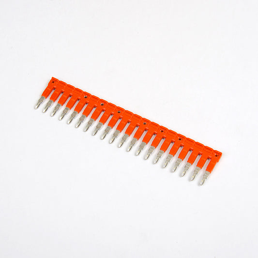 ONKA 2.5/20 Pont faîtier isolé à 20 pôles, universel (pour bornier à ressort et à vis 2.5mm2), 1060110