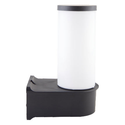 Applique d'extérieur, E27 25cm plastique noir