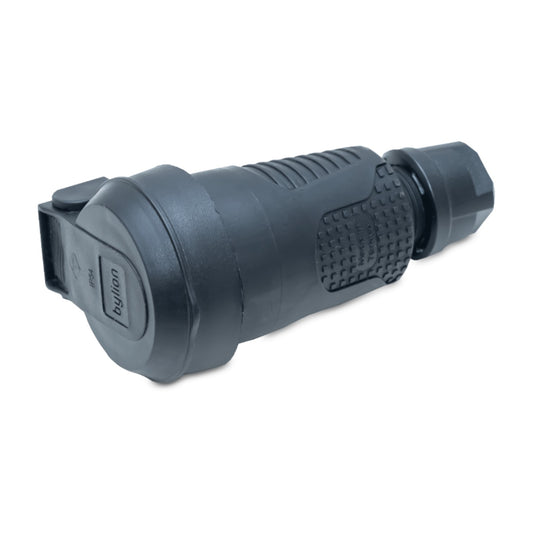 Prise en caoutchouc avec clapet, IP54 16A 250V avec norme française de mise à la terre (Pin), Bylion