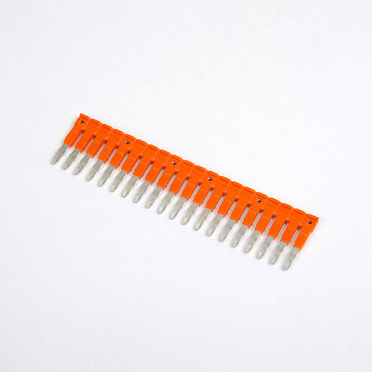 ONKA 1.5/20 Pont faîtier isolé à 20 pôles, universel (pour bornier à ressort et à vis 1.5mm2), 1060105