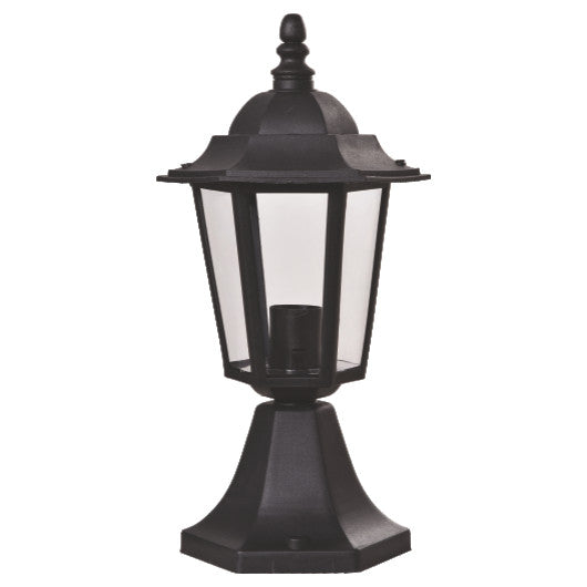 Lampe pilier de jardin E27 40cm plastique