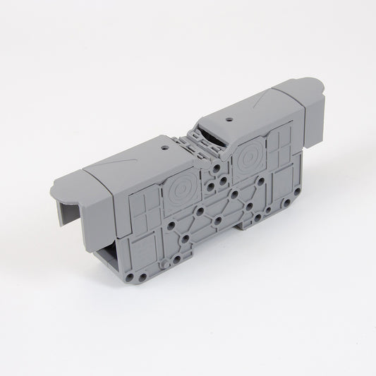 ONKA 70mm2 M8 Bornier pour rail à vis Bornier pour rail DIN avec couvercle de protection, gris, 1030045
