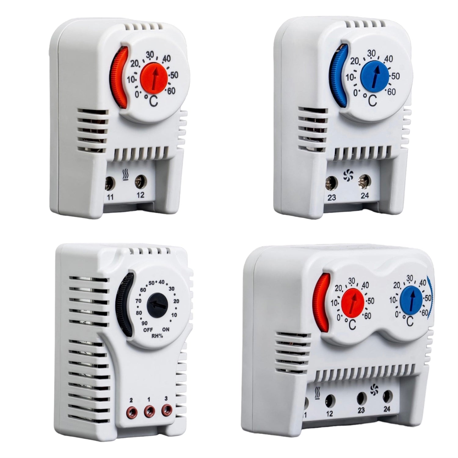 Thermostats et hygrostats