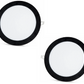 2 pces - SLIM panneau LED noir cadre blanc froid /6500K 18W / 1620Lm rond encastré rond (alimentation incluse) 6500K YL10-1800-S