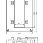 ONKA Current Transformer - CURRENT TRANSFORMER 1600/5A, 125MM, CLASS 0.5S, 15VA (DK12516005309 / 80011779)