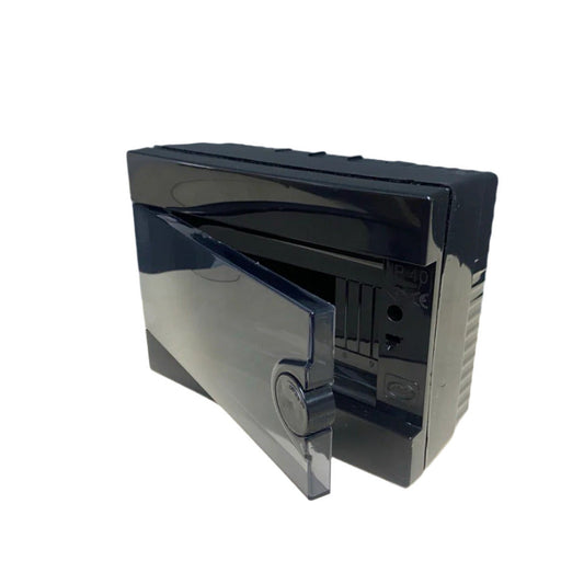 ARS Tableau modulaire 16 MOD (16 fusibles), armoire de distribution en saillie, plastique, porte transparente IP40, 346130