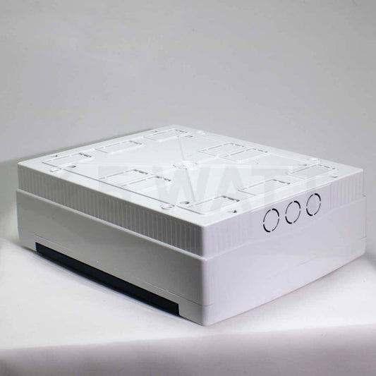 ARS Modular panel 24 MOD (24 fuses), surface-mounted distribution cabinet, plastic, transparent door IP40, 341207