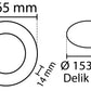 2 pces - SLIM Panneau LED blanc 12W / 180Lm rond à encastrer (alimentation incluse) 4000K YL10-1207