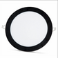 2 pces - SLIM panneau LED noir cadre blanc froid /6500K 18W / 1620Lm rond encastré rond (alimentation incluse) 6500K YL10-1800-S
