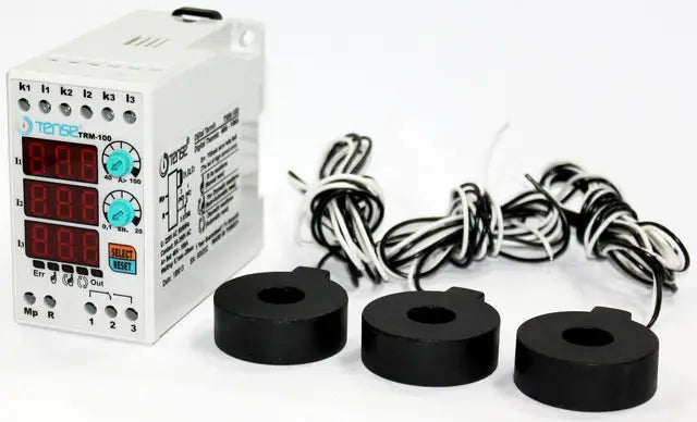 Relais de surintensité numérique avec affichage LED 3×3 chiffres TRM-100