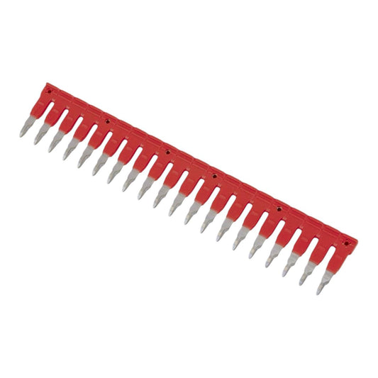 ONKA 6/20 Plug-in 20-rail ridge bridge isolé, pour bornier à ressort 6mm2, 1060130