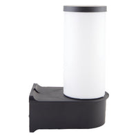 Applique d'extérieur, E27 25cm plastique noir