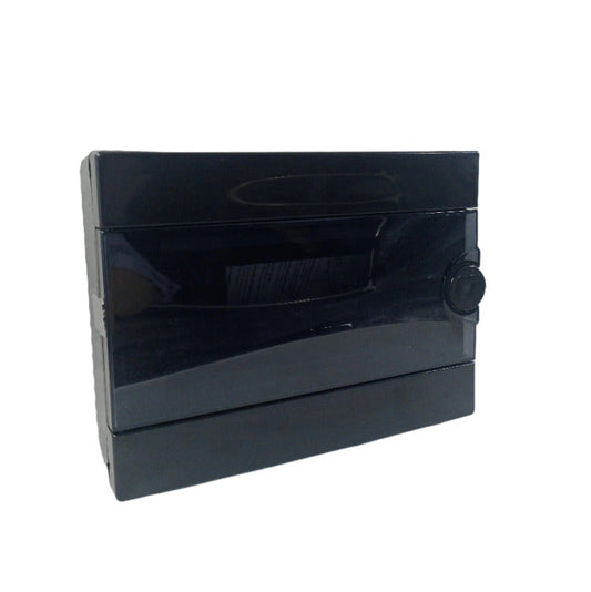 ARS Tableau modulaire 12 MOD (12 fusibles), armoire encastrée en plastique, porte transparente IP40, 342596
