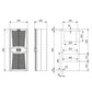 Climatisation pour tableaux électriques / Refroidisseur 2500W, PAD2550.01, Plastim