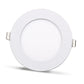 2 pcs - panneau LED rond 6W / 540Lm blanc circulaire encastré (alimentation incluse) 4000K YL10-0607