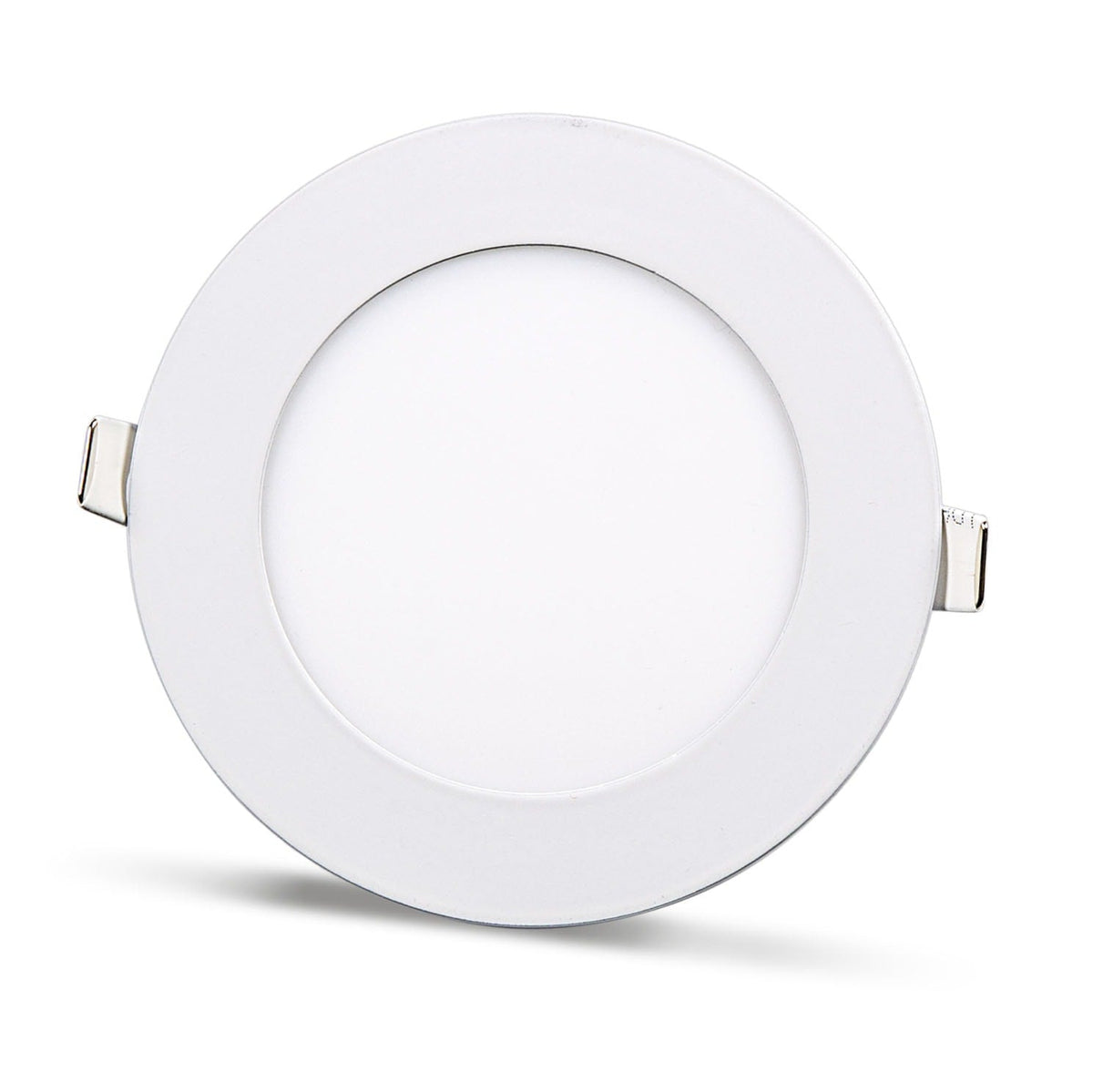 2 pcs - panneau LED rond 6W / 540Lm blanc circulaire encastré (alimentation incluse) 4000K YL10-0607