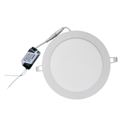 2 pcs SLIM panneau LED blanc froid /6500K 15W / 1350Lm rond encastré rond (alimentation incluse) 6500K YL10-1500