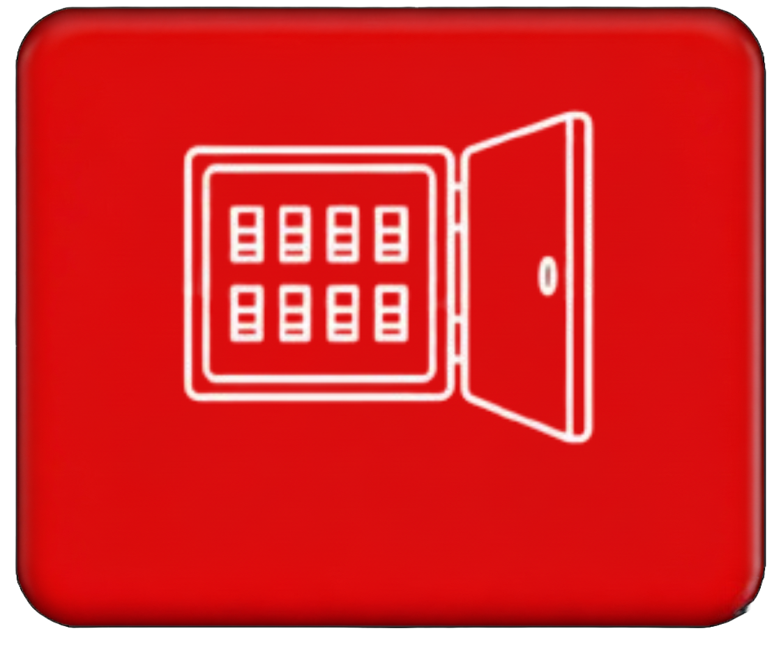 Armoires en plastique vides